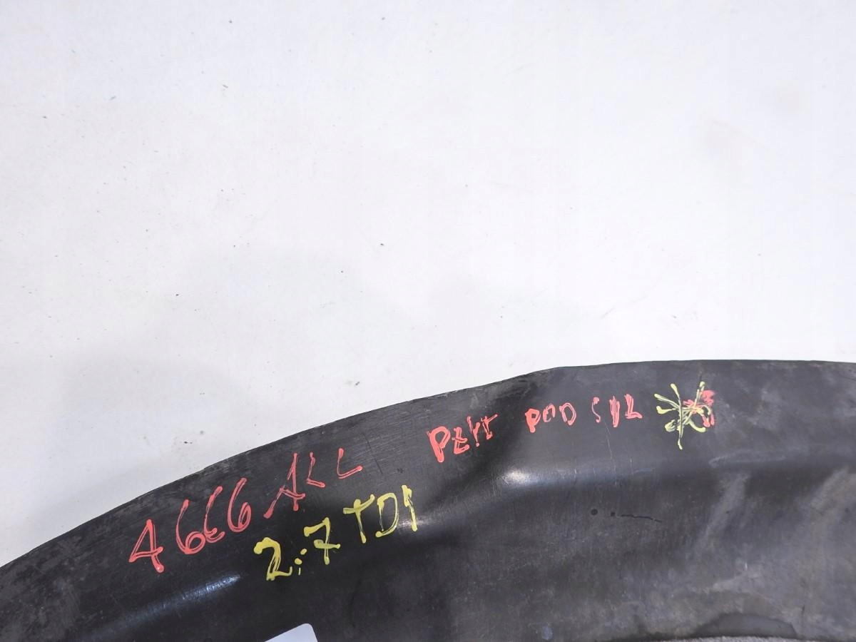 PŁYTA OSŁONA SILNIKA AUDI A6 C6 2.7 TDI 4F0863821E 4F0863821K 4F0863821L Typ samochodu Samochody osobowe