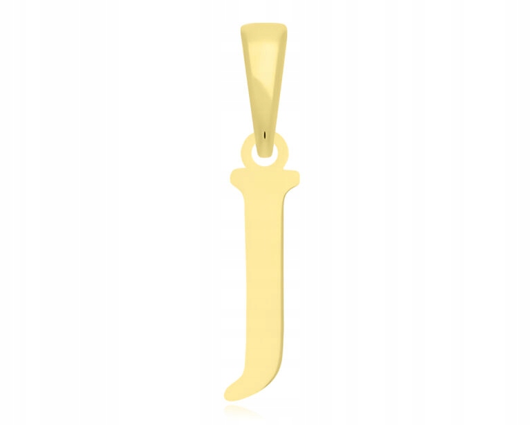 Zlaté písmenko J Dámský hladký přívěsek 585 Přívěsek na Řetízek