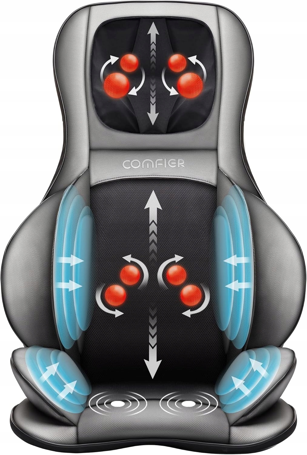 Mata masująca Comfier CF-2309A czarny Shiatsu