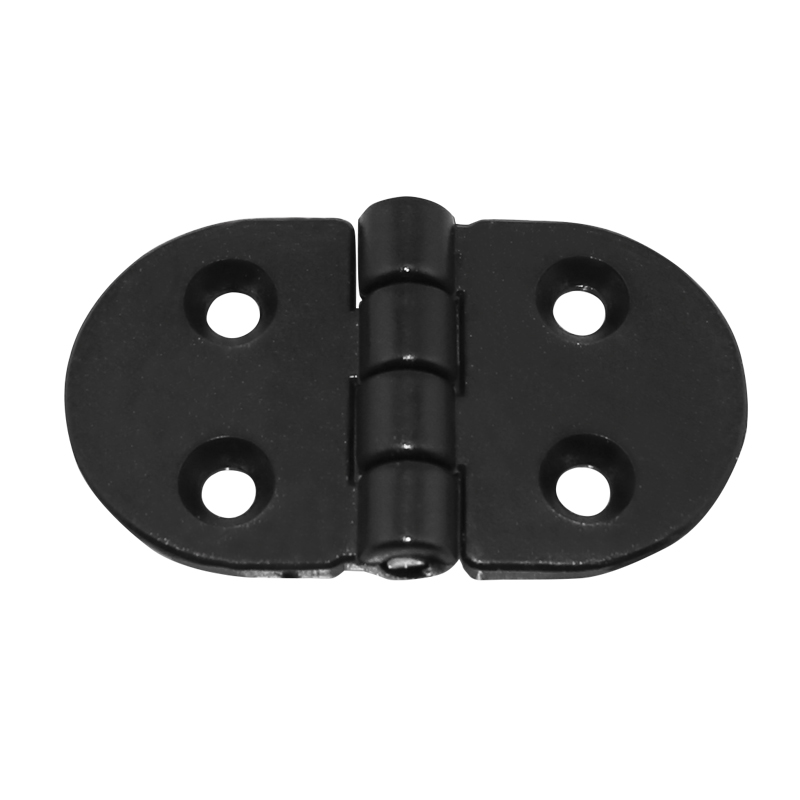 Zawias plastikowy 70 x 40 mm przegub okucie jachtowe do drzwi mebli czarny