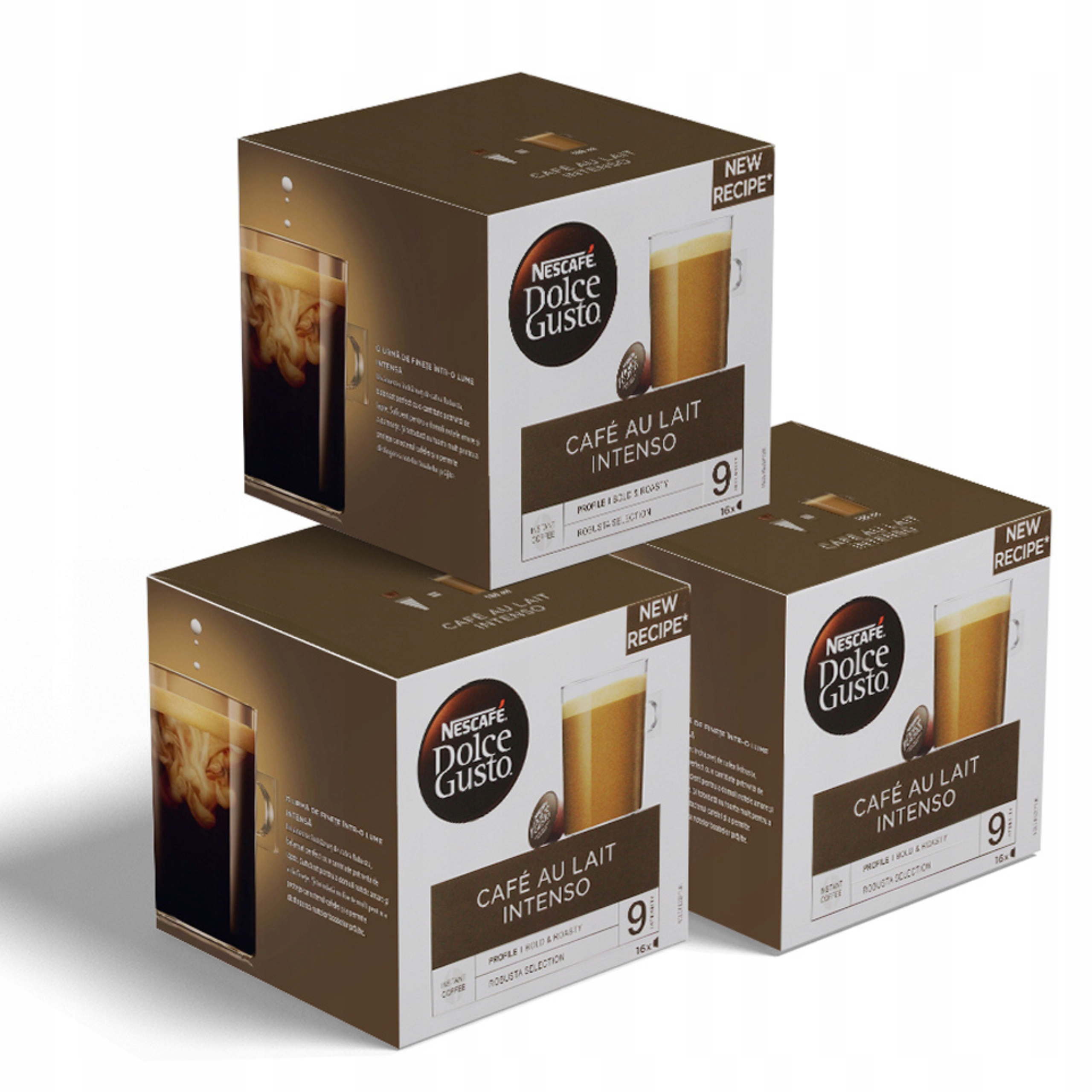 Káva v kapslích Nescafe Dolce Gusto Cafe au Lait Intenso 3 x 16 ks