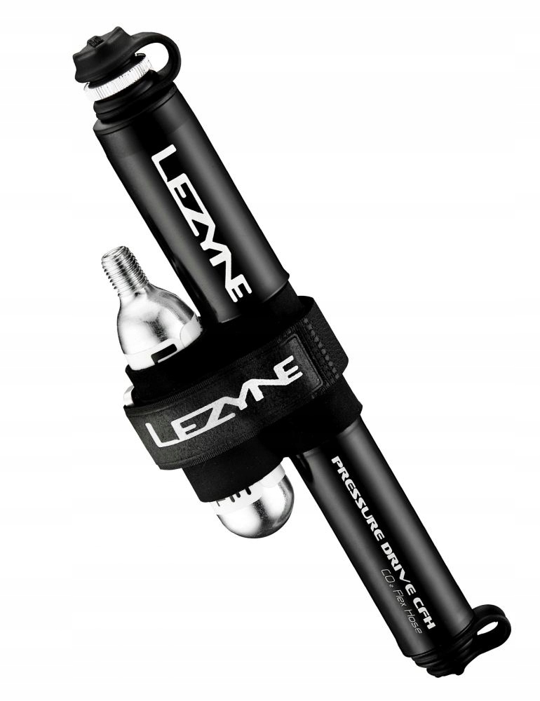 

Lezyne pompka Pressure Drive Cfh + CO2 16g czarna