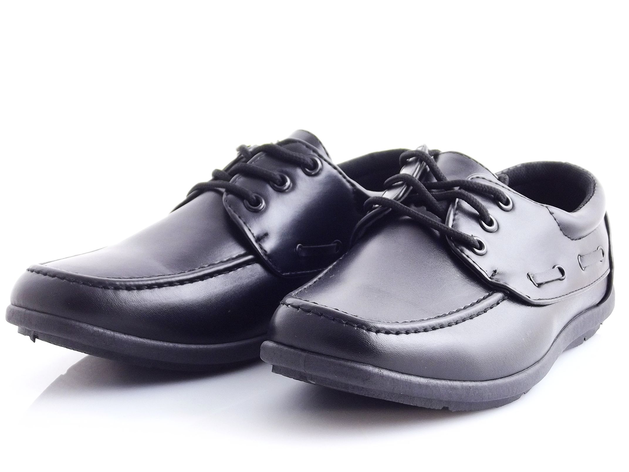 Mokasyny półbuty chłopięce czarne komunia r.37 Rozmiar (new) 37