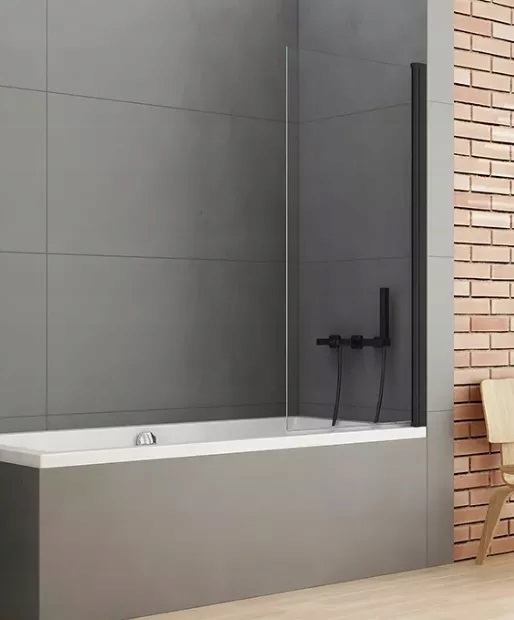 Caldo Black Parawan wannowy 70X140 skrzydło pojedyncze uchylne DS-0036