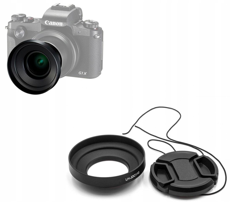 OSŁONA PRZECIWSŁONECZNA ADAPTER FILTRA do CANON PowerShot G1 X MARK III 3