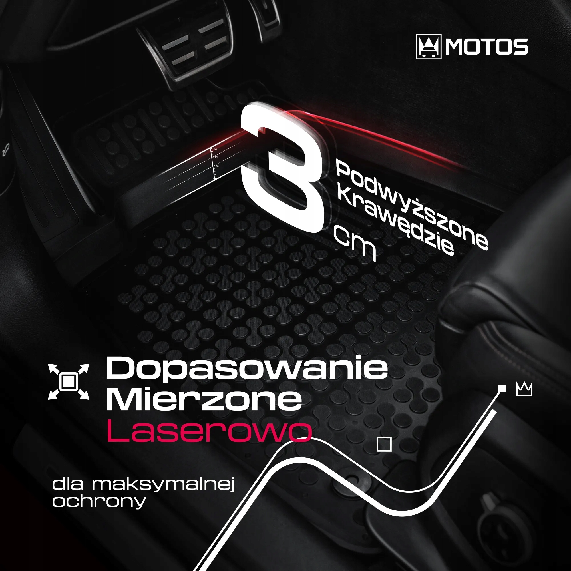 Černé koberce pro Peugeot 2008 Ii od roku 2024