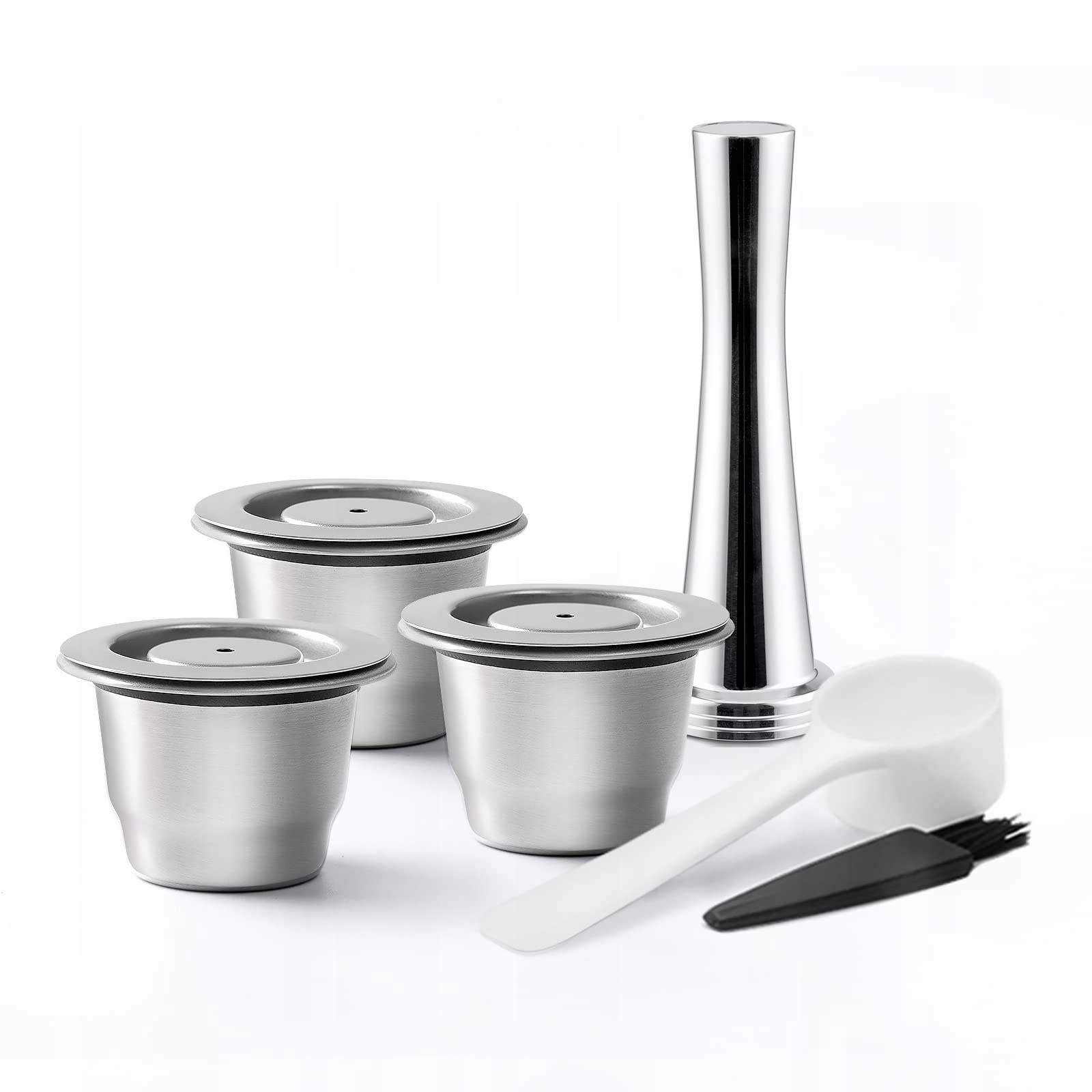 J967. Recafimil kapsułki do kawy do Nespresso 3 sztuki tamper zestaw