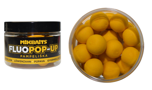 Kulki proteinowe Mikbaits Fluo Pop-Up Mniszek Lekarski 18 mm