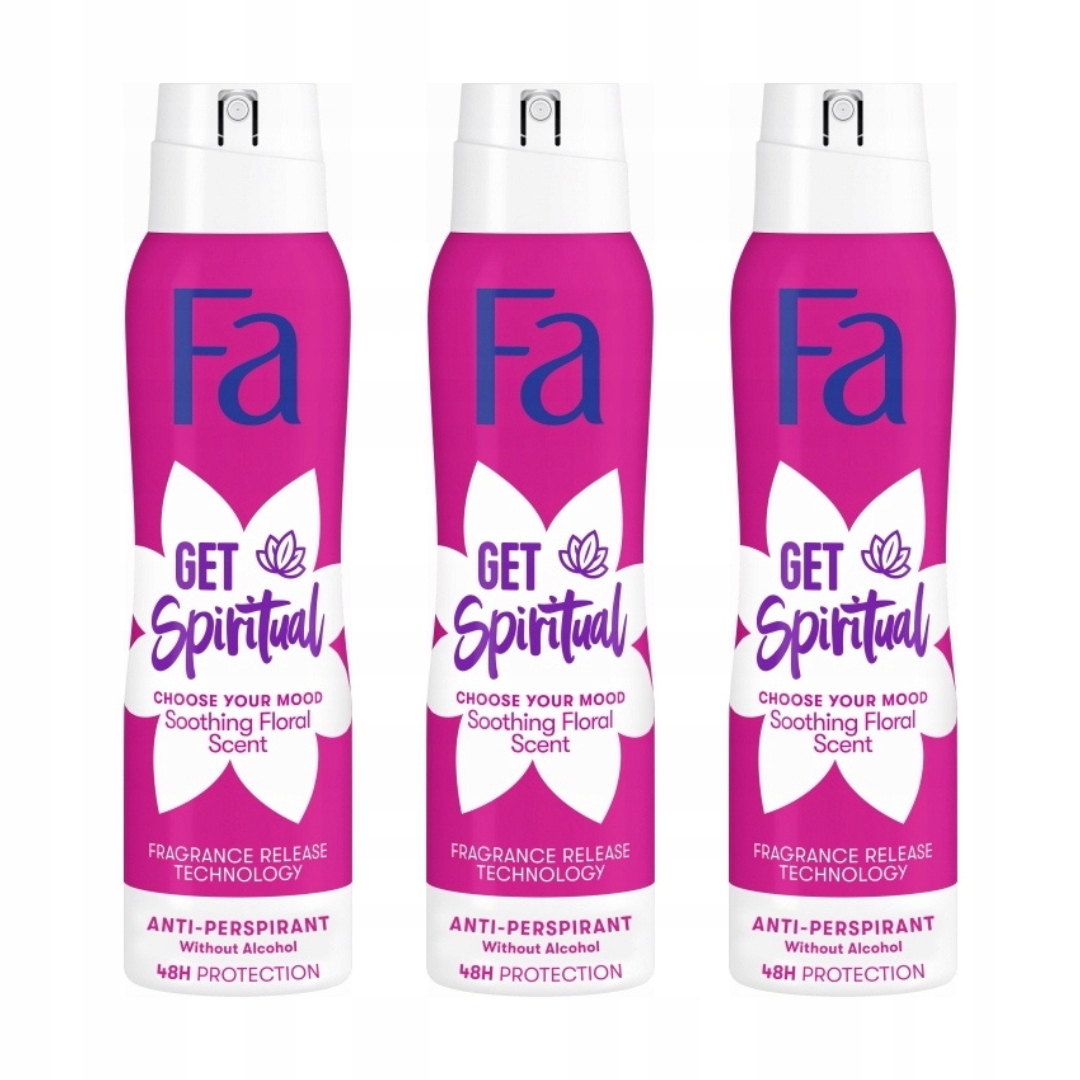 antiperspirant v spreji Fa Get Spiritual 150ml x3