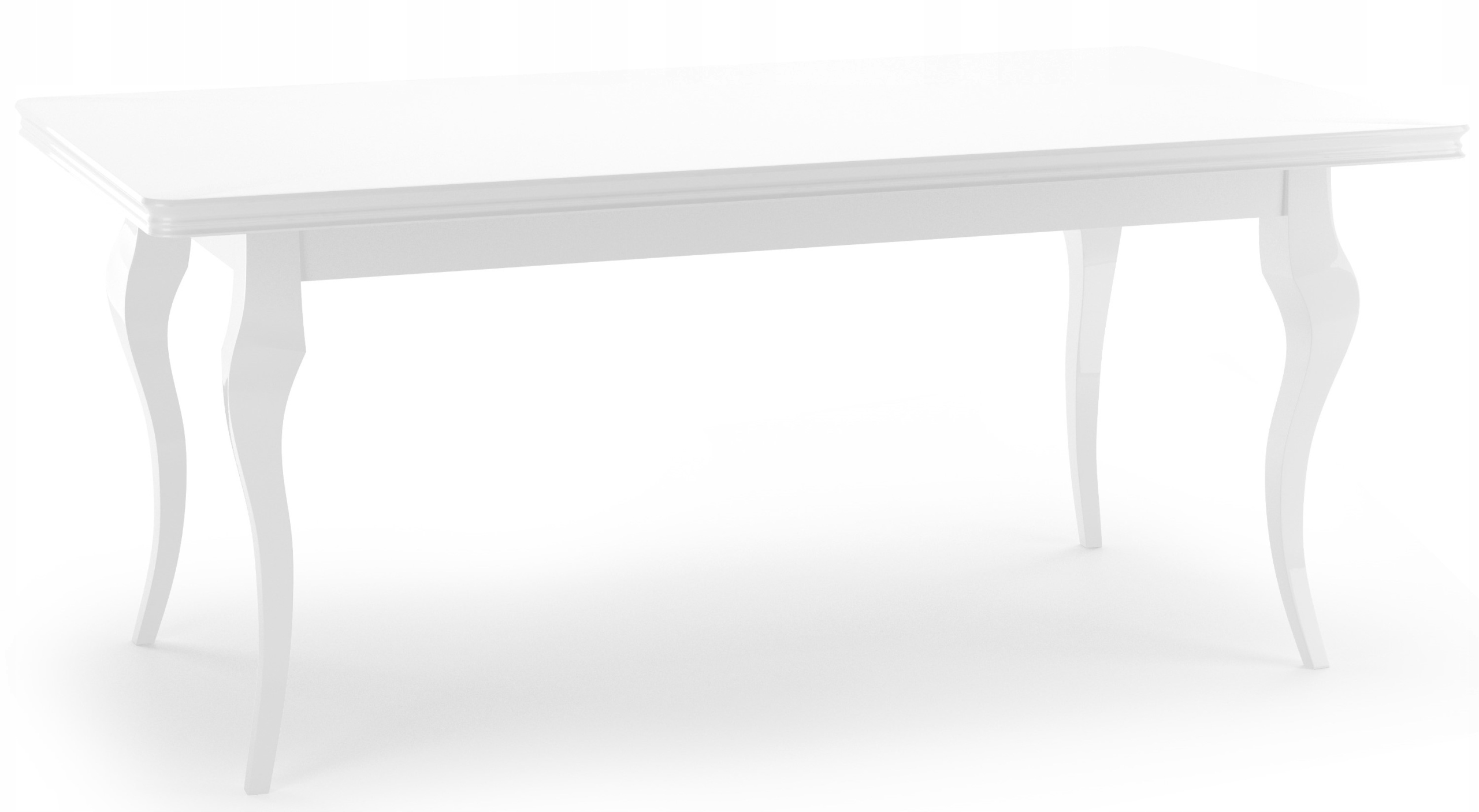 STÓŁ biały połysk LASSA 120x70 nierozkładany