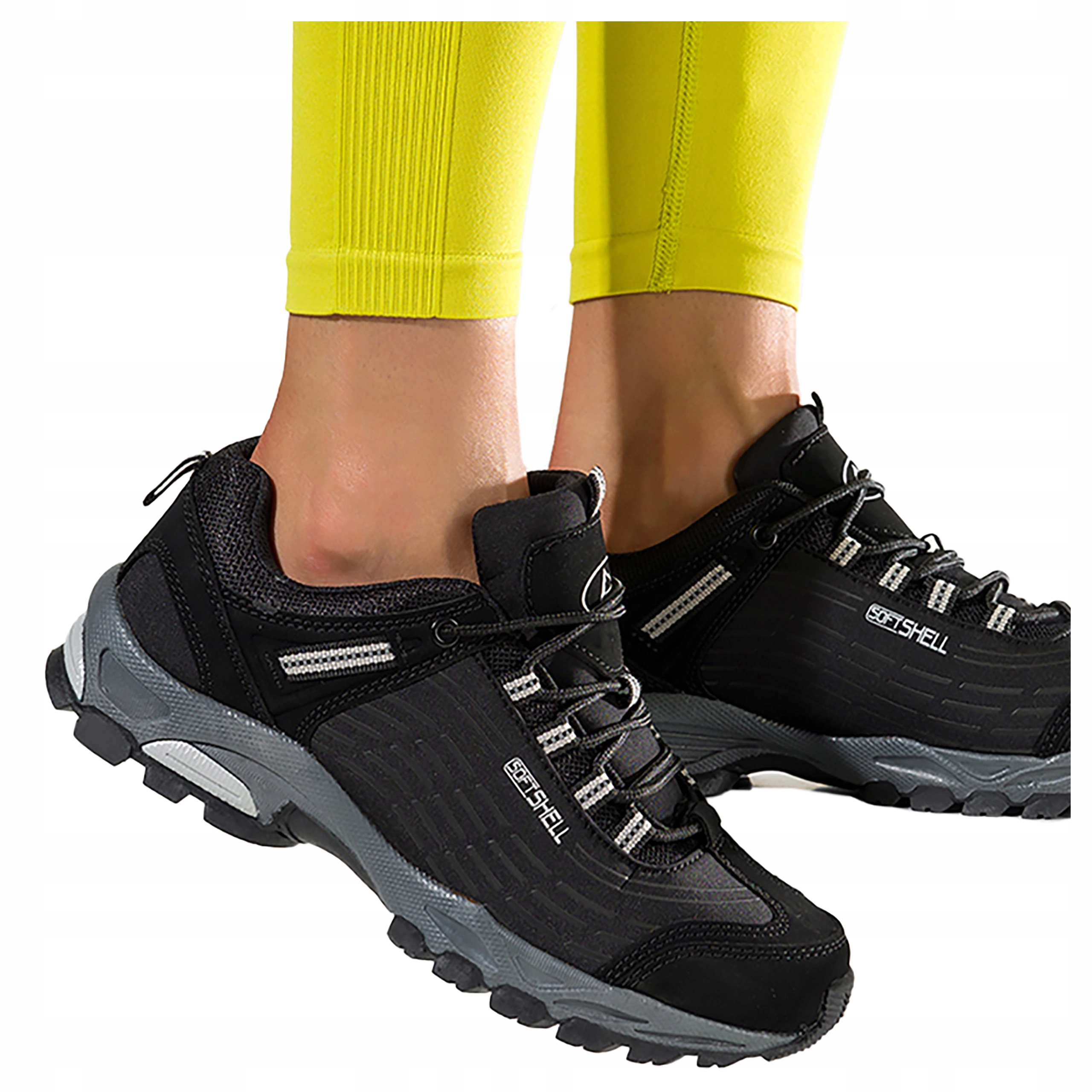 Sportovní Trekingové Dámské Softshellové Černé Turistické Trekkingy vel 41