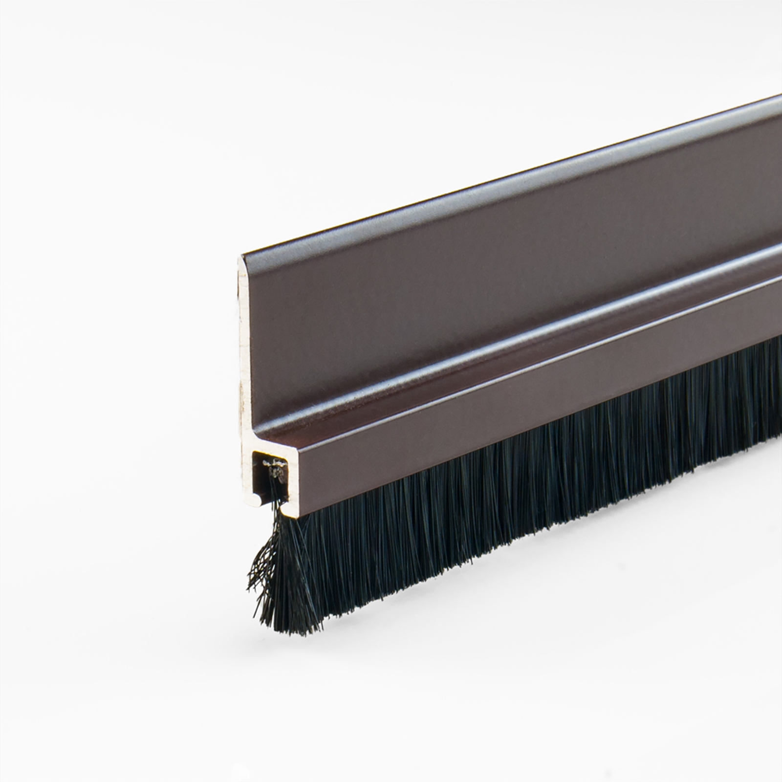 Kartáč Na Dveře Lišta Hliníková těsnění 5ks hnědá samolepicí