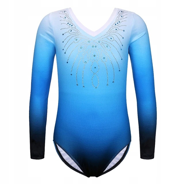 Body Baletowe Strój Do Tańca Gimnastyki Ombre 170
