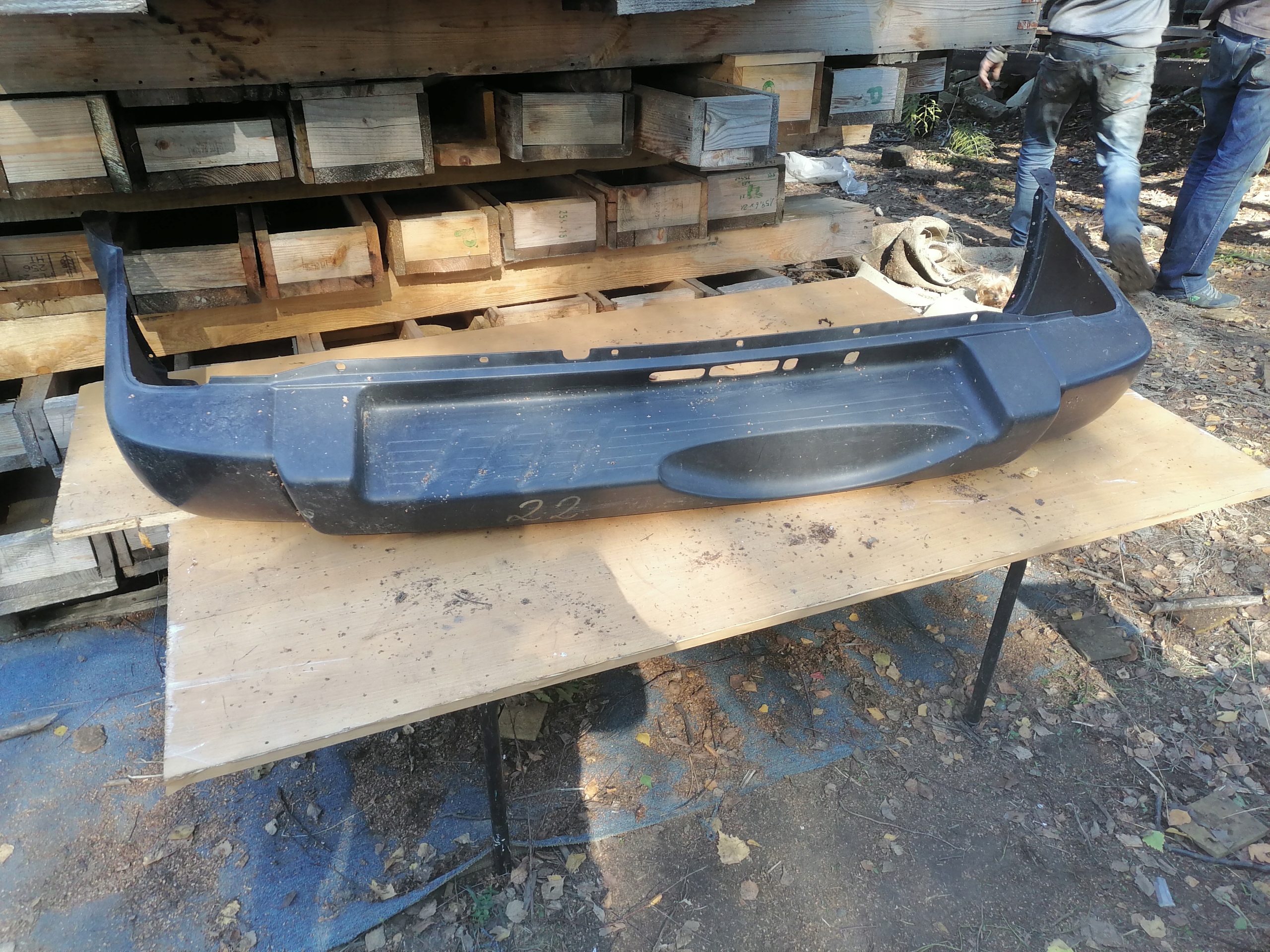 bumper rear part NISSAN TERRANO 850221W320