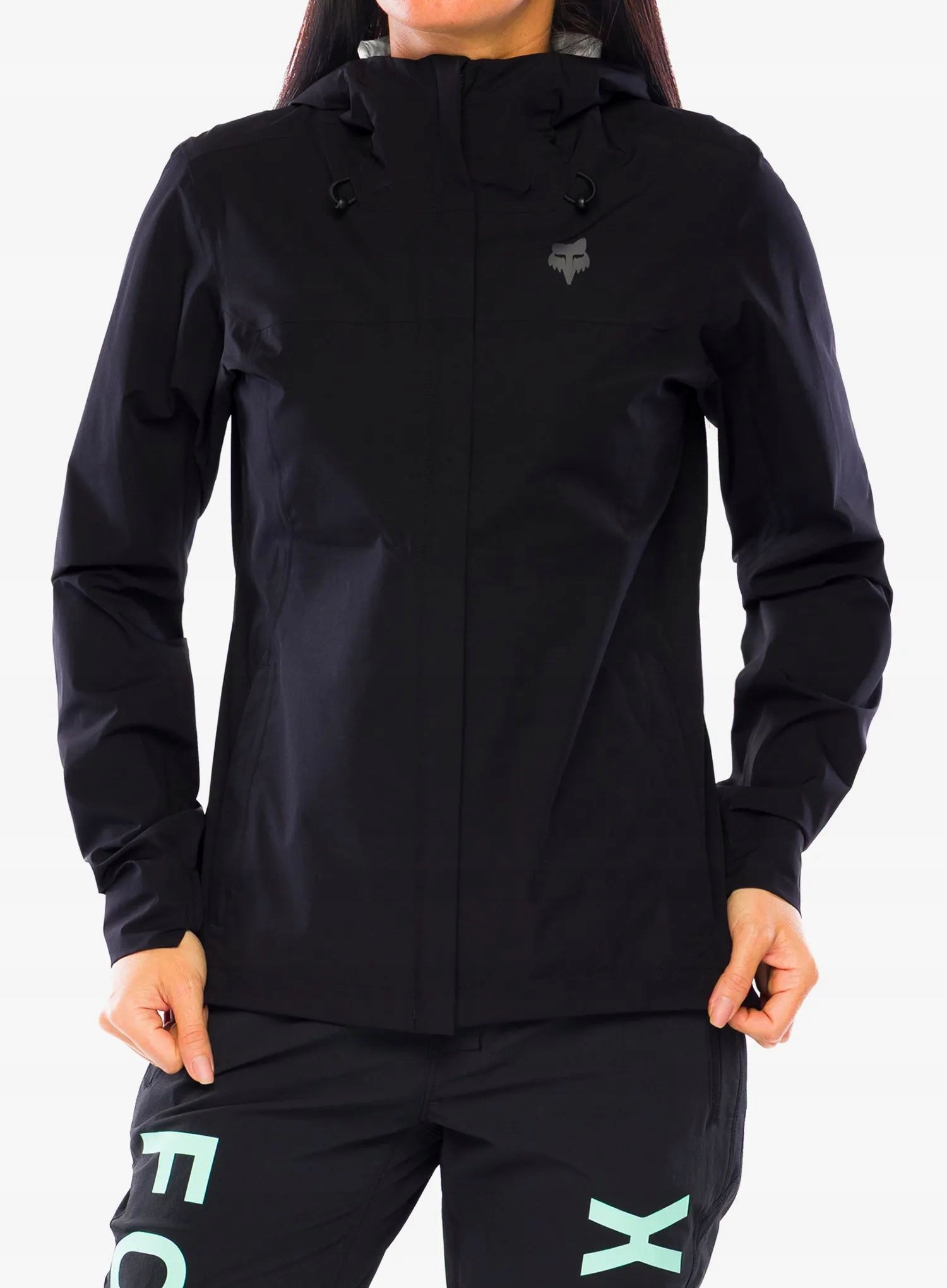 Dámská cyklistická bunda Fox Ranger Water Jacket černá/černá Xs