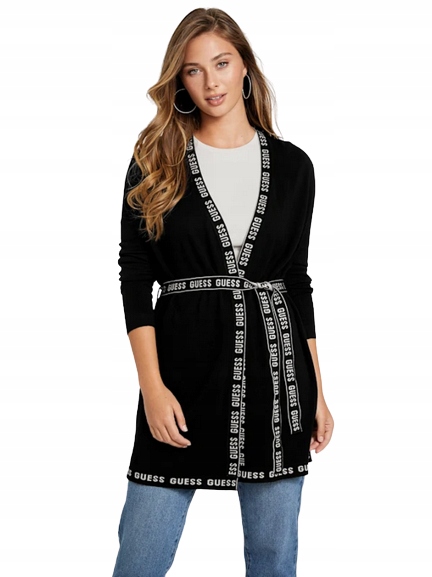 Guess dámský svetr- cardigan Alex černé Xs