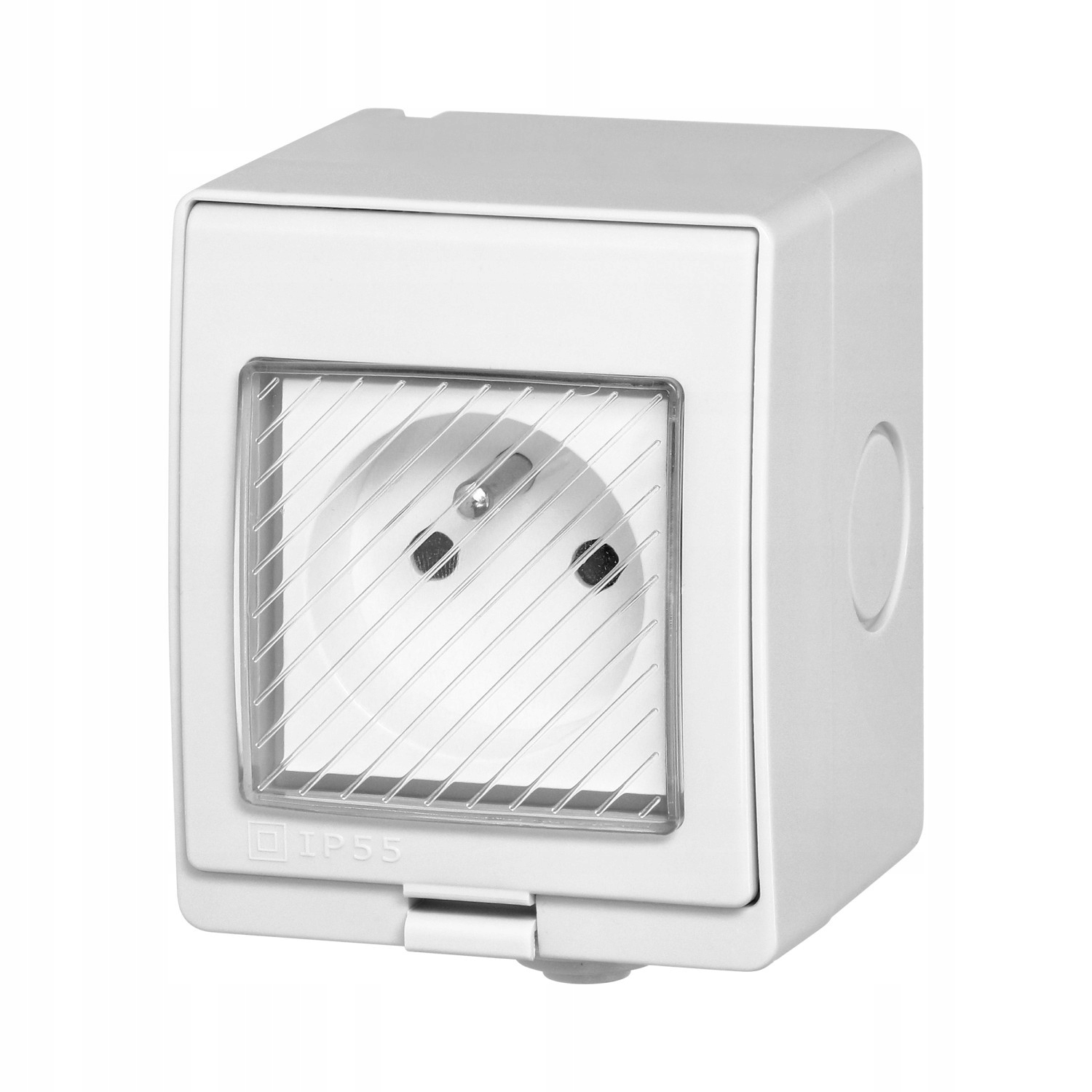 Zásuvka 2P+Z 16A IP55 Tuya Wi-fi Bílá Orno OR-SH-17405