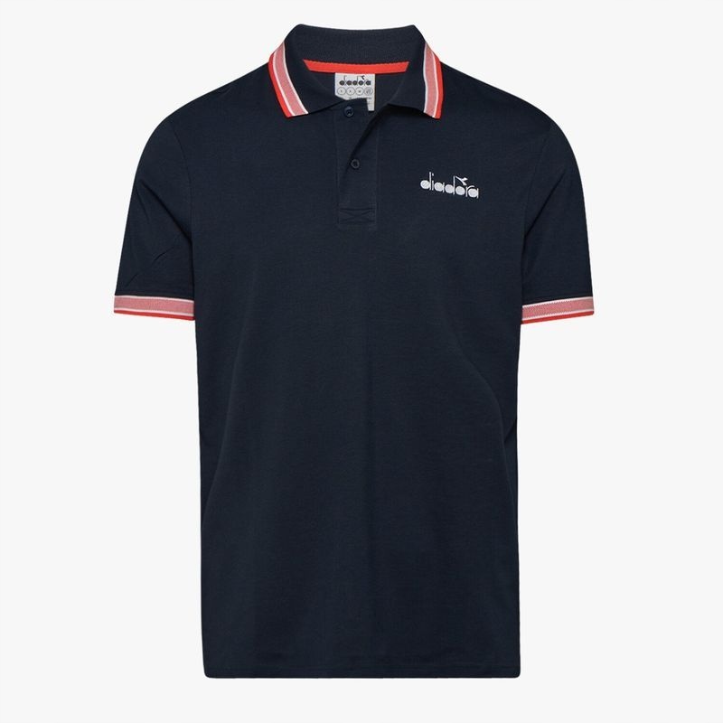 Koszulka Diadora Polo Chromia Men Blue Corsair M