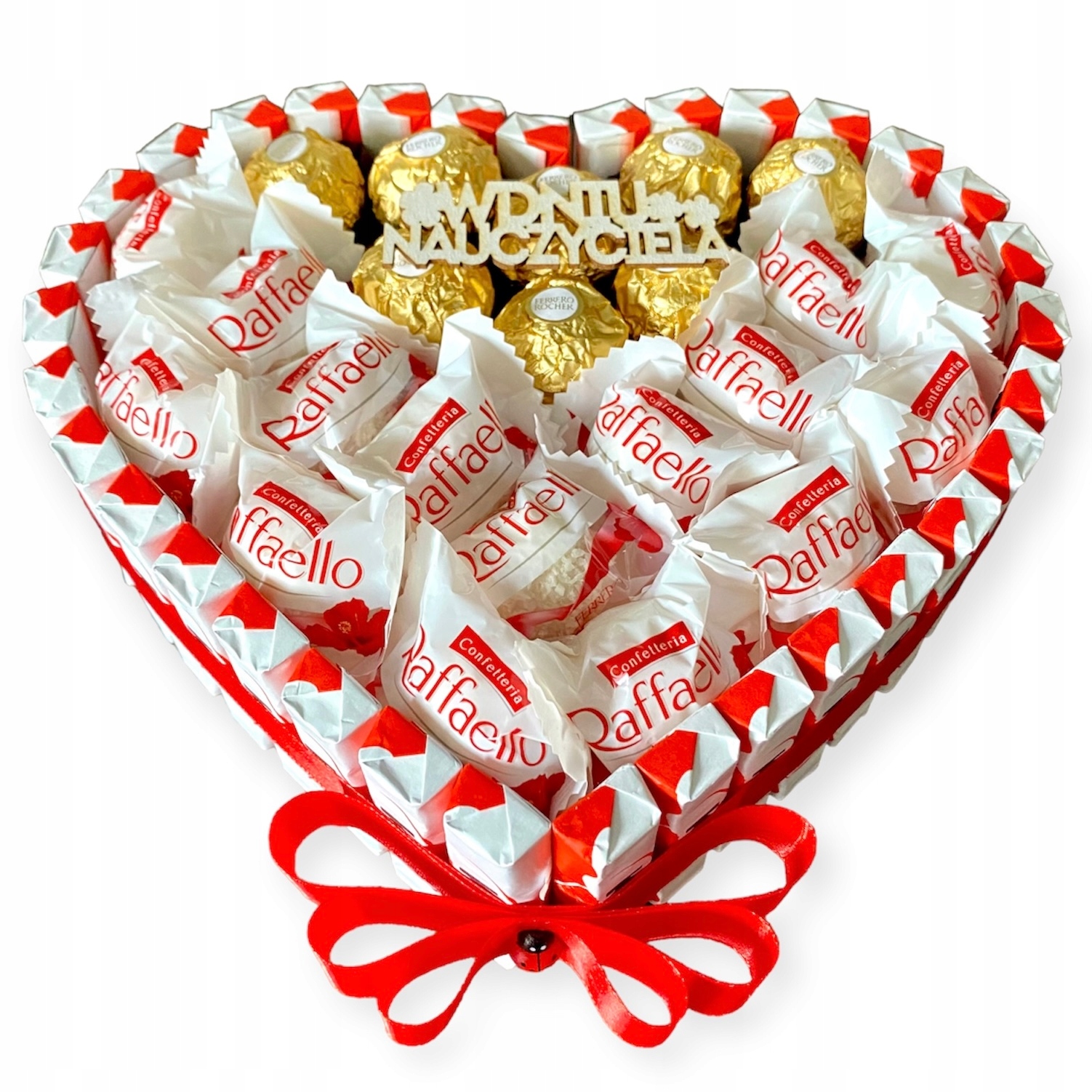 Słodki Upominek na Dzień Nauczyciela Tort z czekoladek