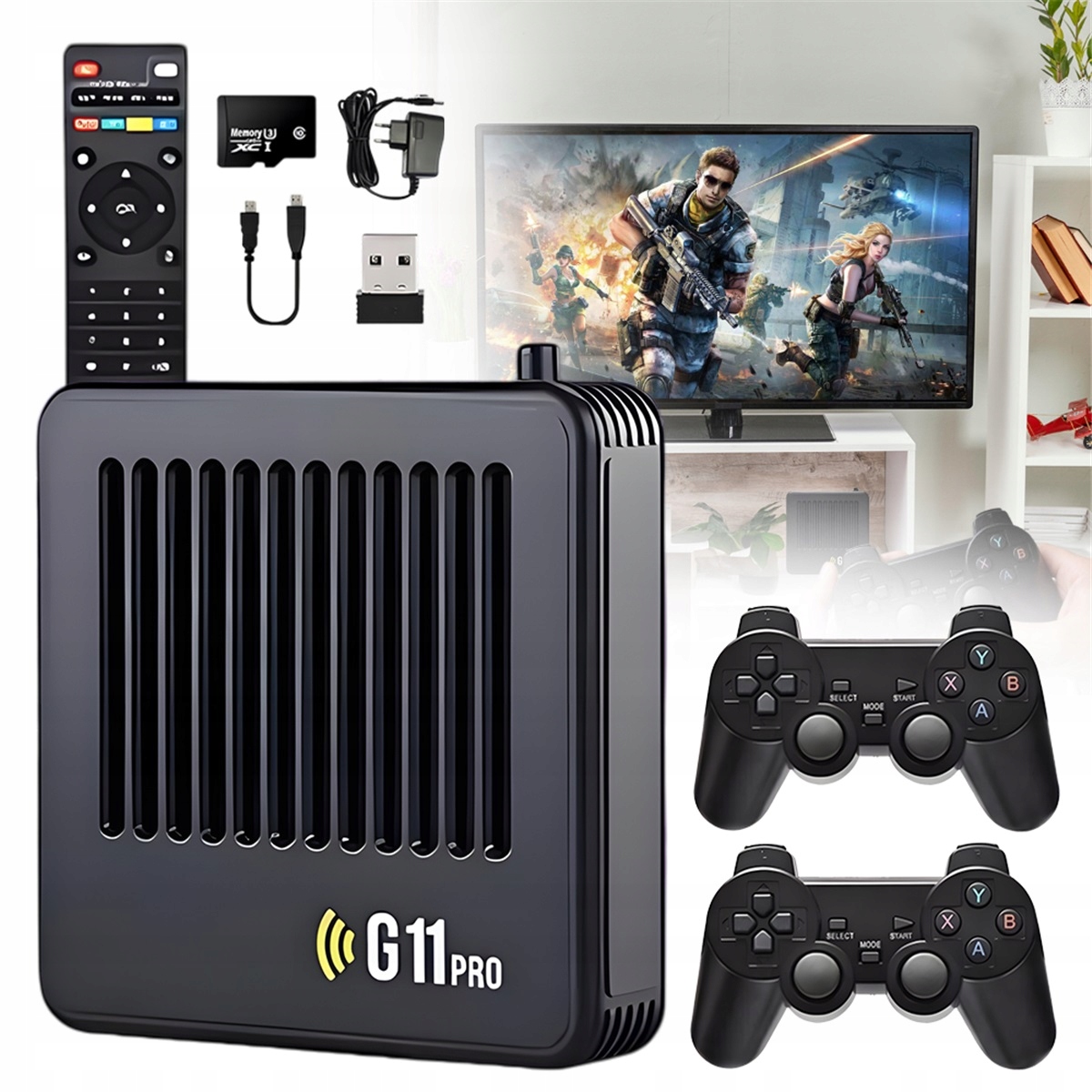 Hdmi Konsola Z 32000 Grami 40+ Symulatorów Chip S905L Płynna Rozgrywka