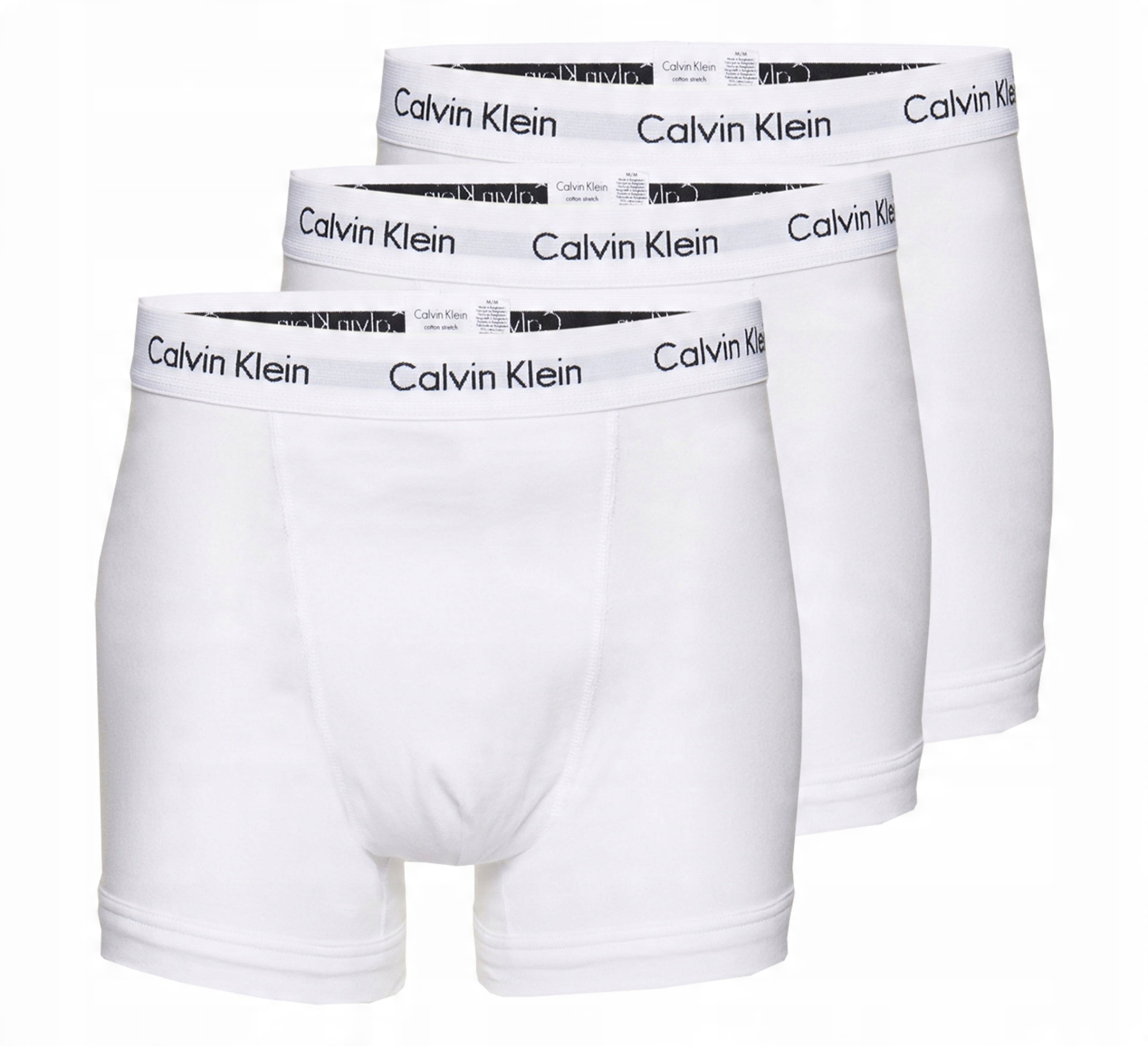 

Calvin Klein 3-pack Męskie Bokserki Białe L