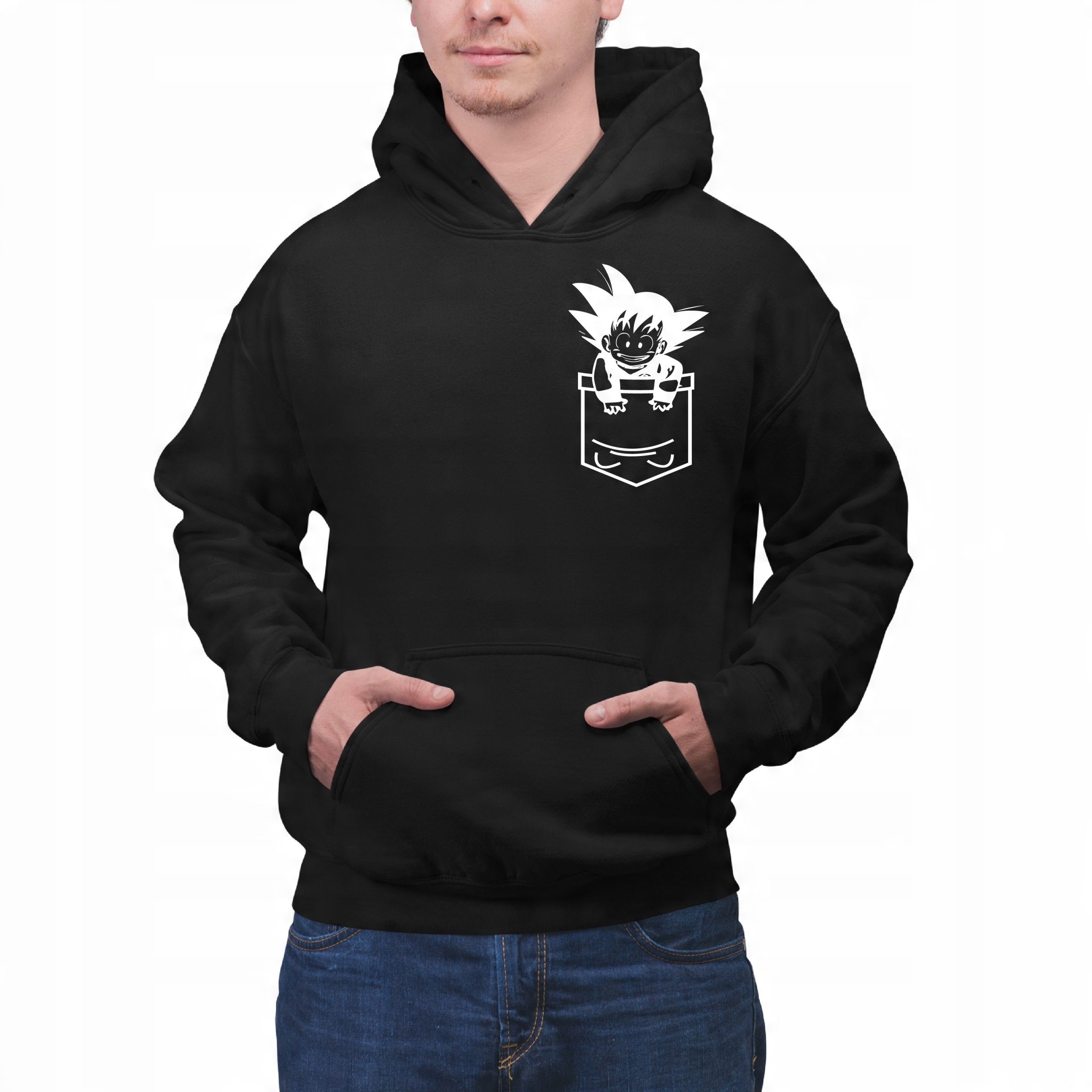 

Bluza Dla Chłopaka Mały Goku Dragon Ball Kieszeń M