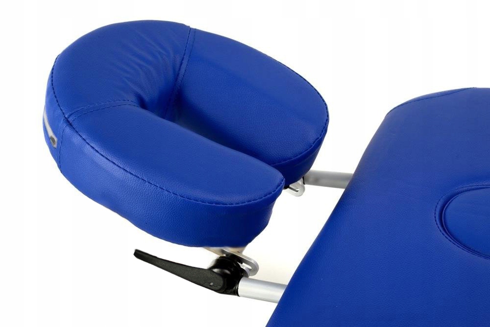 Стіл розкладний АЛЮМІНІЙ ліжко 3-СЕГ НЕТІ 01 для масажної косметики + сумка Домінуючі відтінки синього кольору