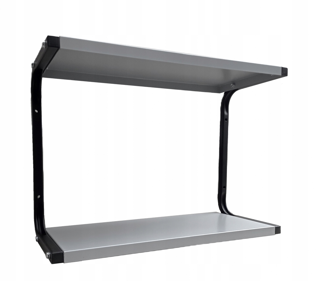 Kovová nástěnná police 55 cm dvojitá PG2MCS gastronomie loft garáž