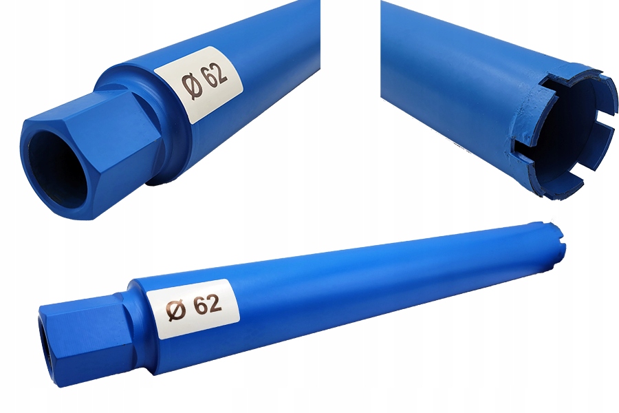 Wiertło Koronowe Diamentowe 62 x 450 mm Midan do Wiertnicy Agp Oryginał