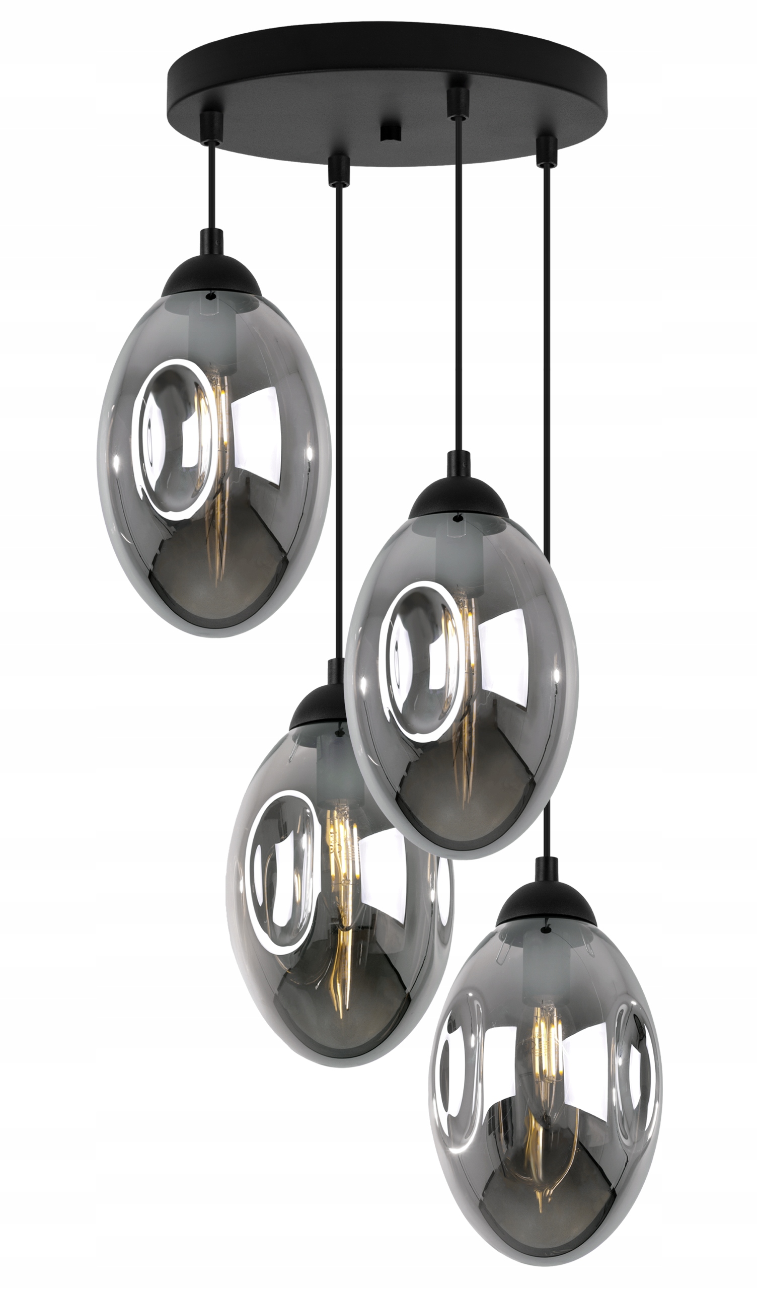 Lampa Sufitowa Wisząca Żyrandol Do Kuchni Salonu Pokoju Plafon Loft E14