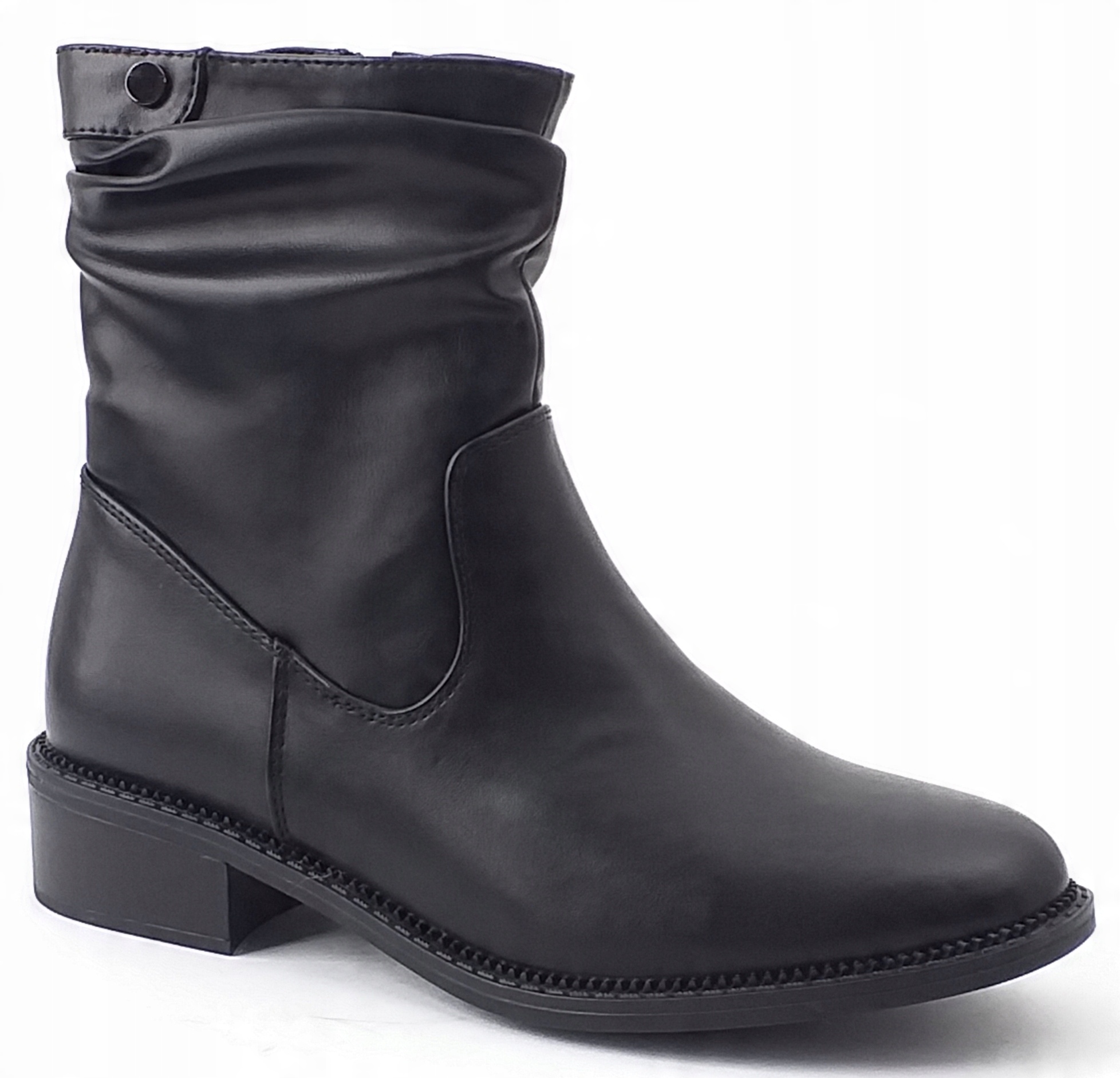 

Sergio Leone Bt 597 Botki Buty Czarne Ciepłe 40