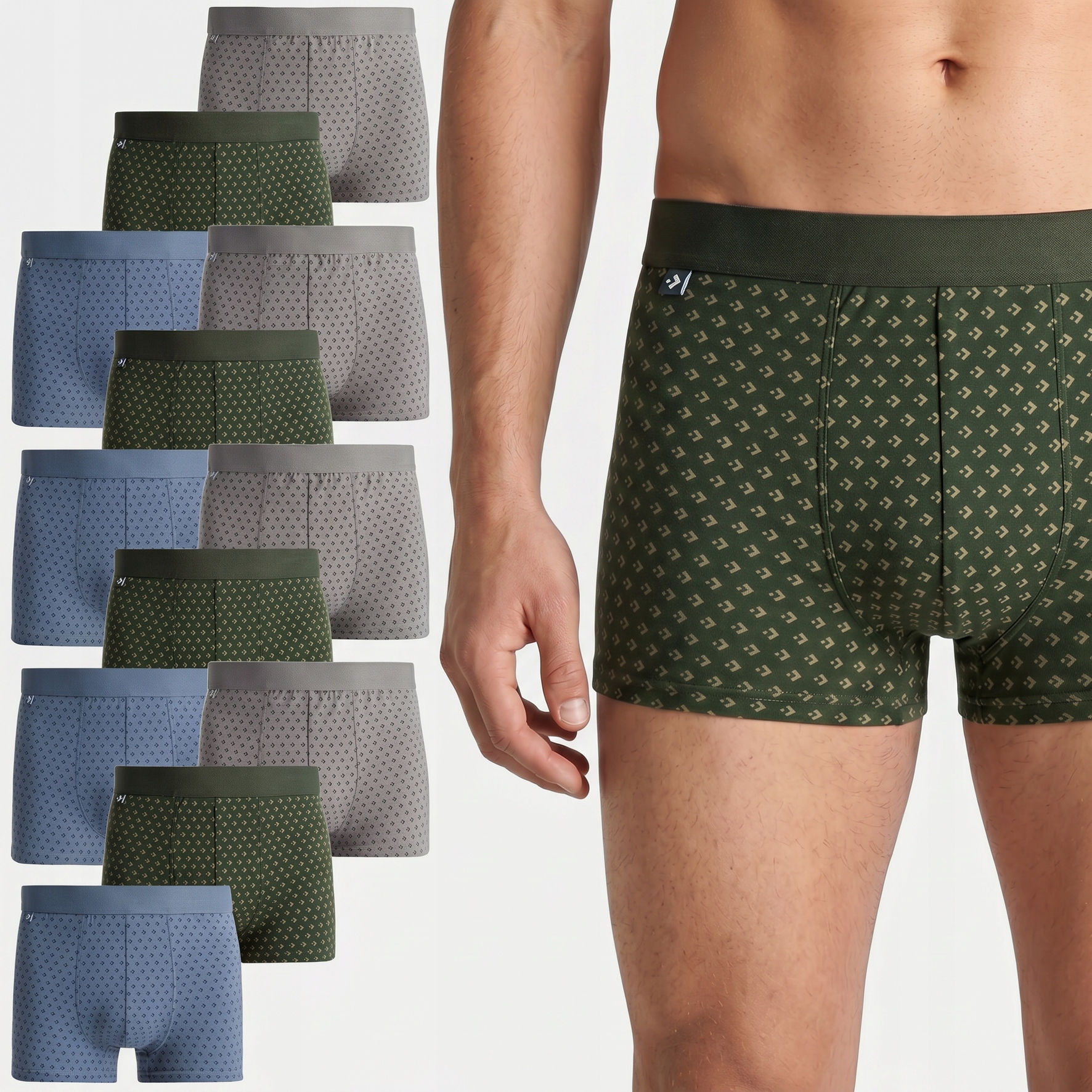 Pánské boxerky Bavlněné set slipy Moraj pohodlné Multipack 12x XXL