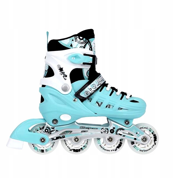 ŁYŻWY REGULOWANE ŁYŻWOROLKI 4w1 ROLKI WROTKI 39-42 Marka Nils