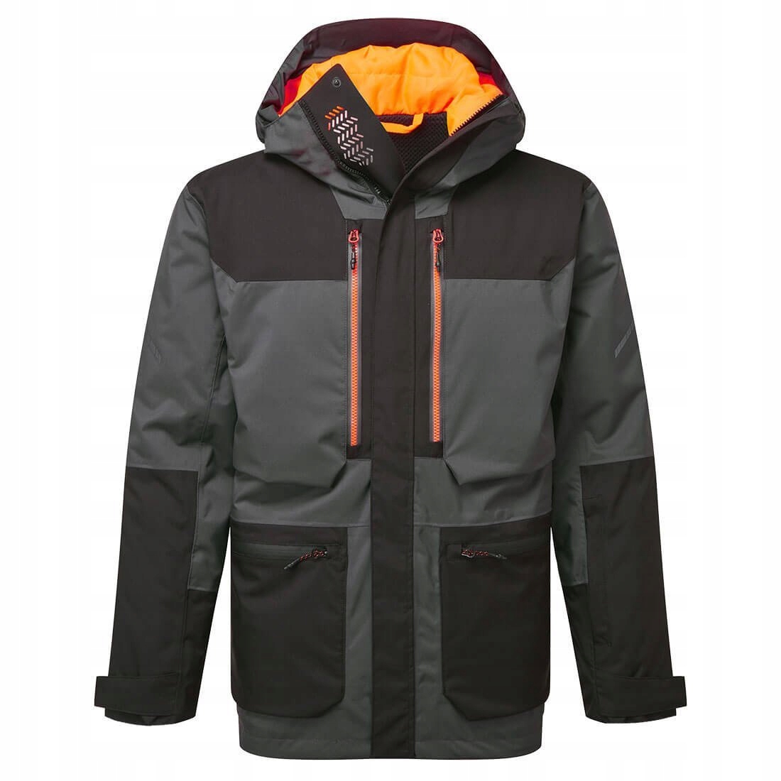 Parka EV4 zateplená nepromokavá bunda En 343 4:1 vel. M Metalická šedá R