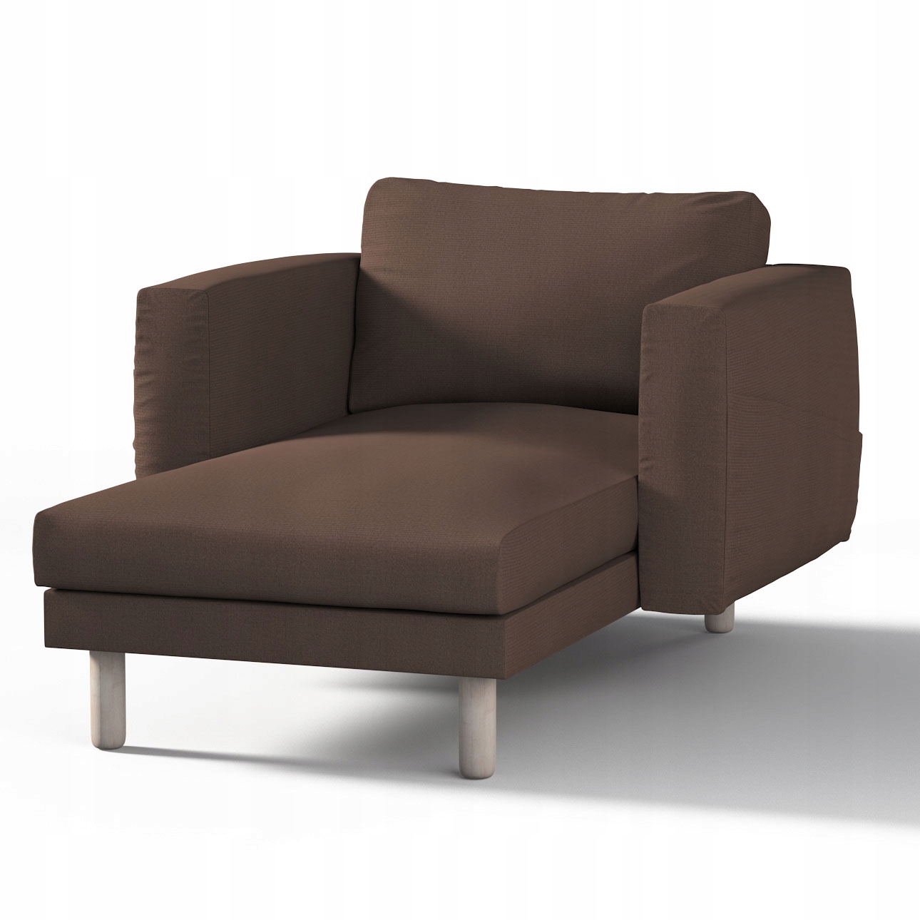 Dekoria Poťah na ležadlo Norsborg s podrúčkami Ikea, hnedý