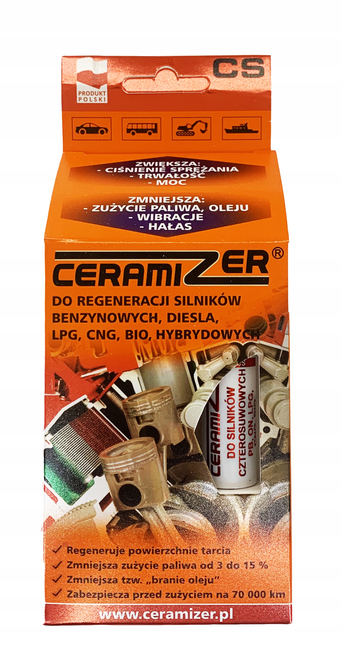ПРИСАДКА ДЛЯ МОТОРНОГО МАСЛА CERAMIZER CERAM CS