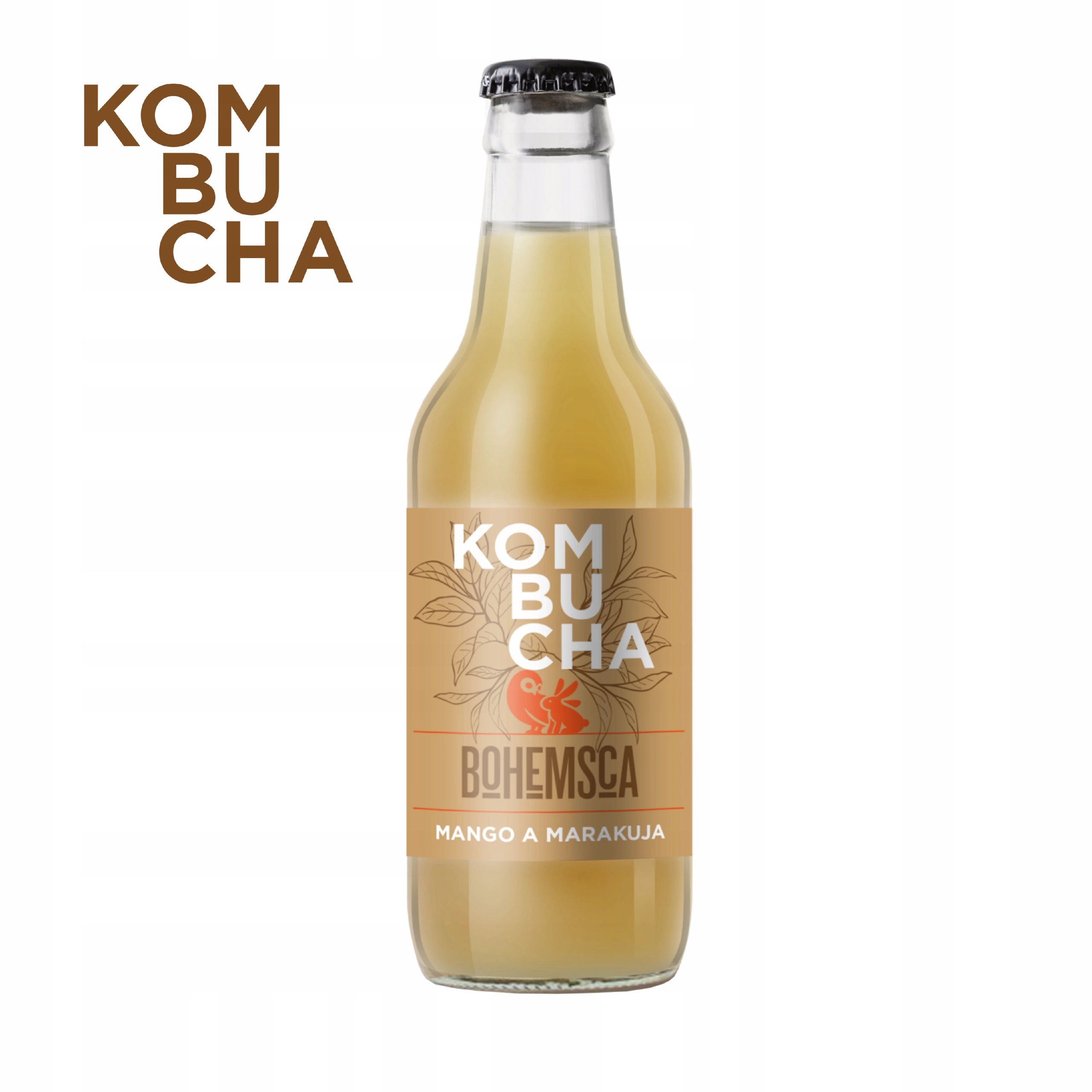 Levně Bohemsca Kombucha Mango a Marakuja 330ml 15 ks