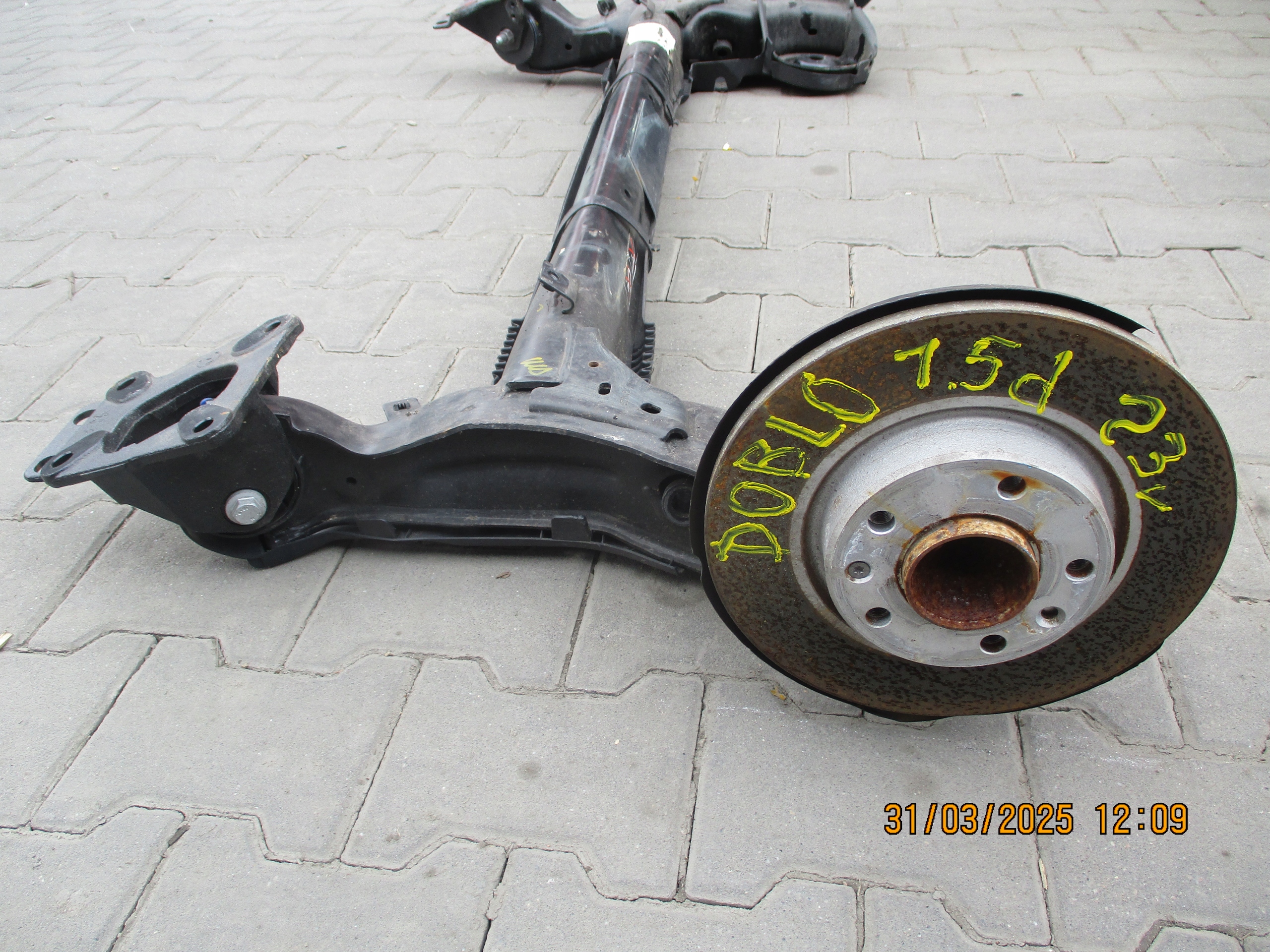 axis rear sider rear part FIAT DOBLO 23R 1,5D