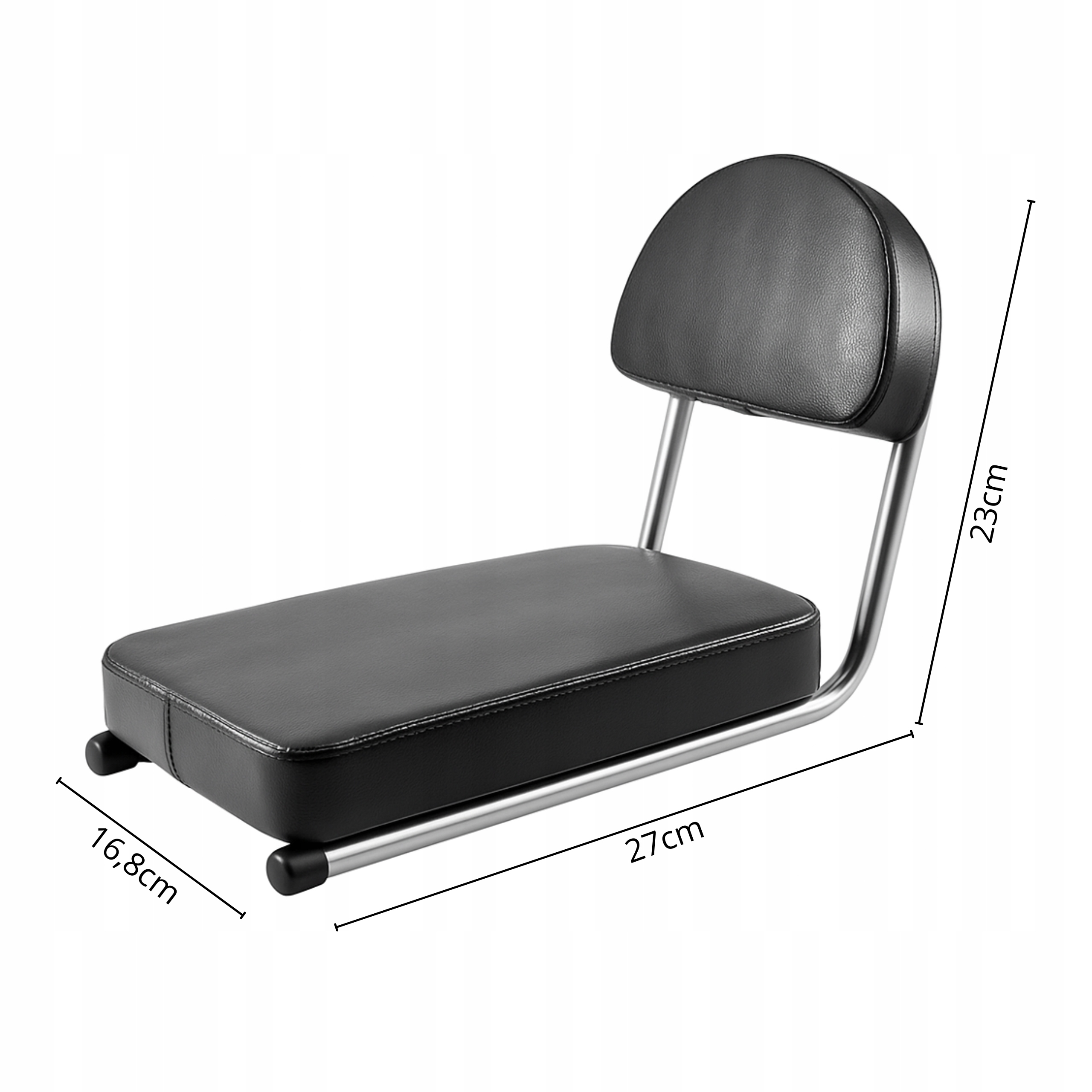 FOTELIK ROWEROWY PODUSZKA SIODEŁKO OPARCIE NA BAGAŻNIK ROWERU TYLNE CZARNE Marka Gearox