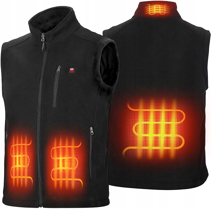 Kemimoto Kamizelka męska Softshell Ogrzewana z powerbankiem rozmiar M