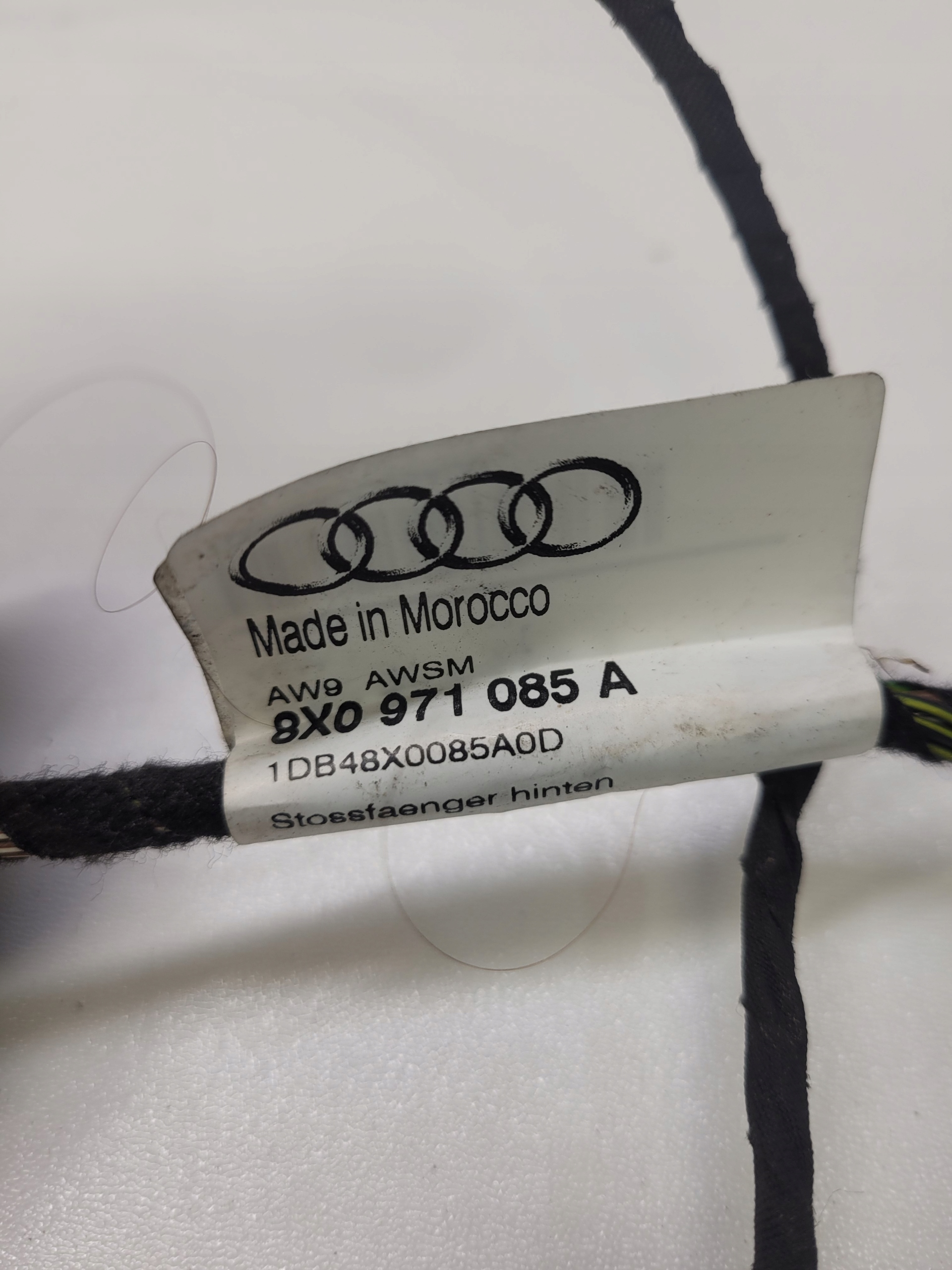 bundle PDC CZUJNIKOW rear part AUDI A1 8X 8X0971085A