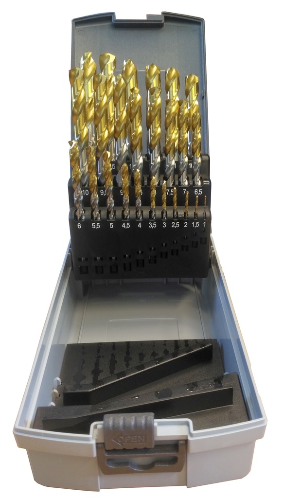 

Wiertła Zestaw Metal Hsse Inox Tin CZW-25 Fanar