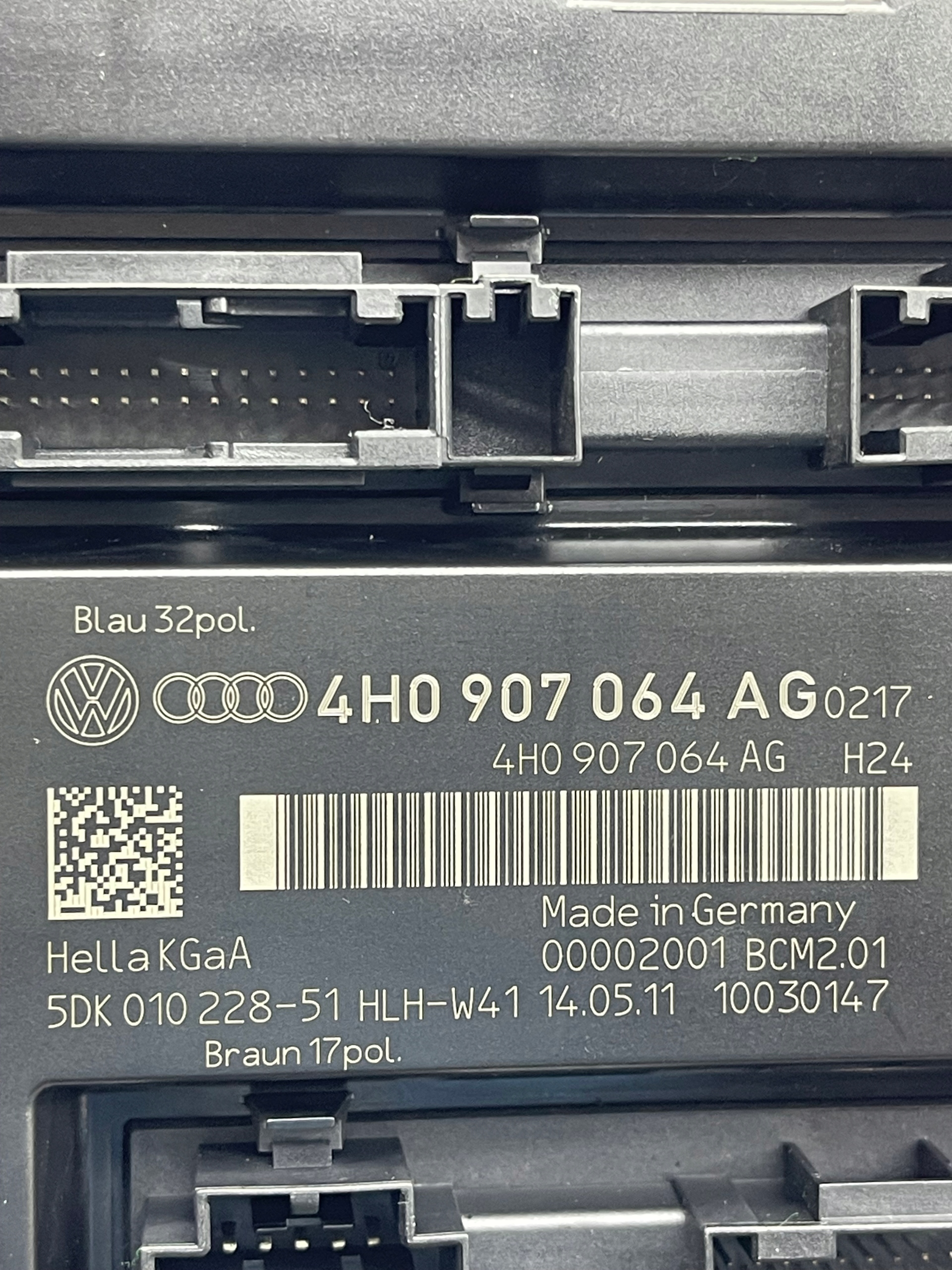 AUDI A7 A6 C7 module control unit komfortu BCM 2 868MHz LEGALNY!