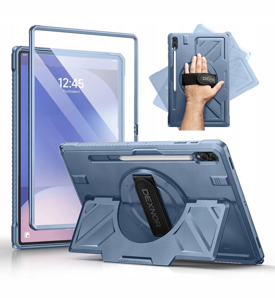Pancierové Puzdro Dexnor Pre Galaxy Tab S10 S9 S8 Ultra S Podstavcom