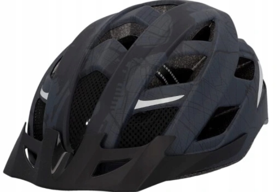 Cyklistická přilba Fischer Urban Plus Brooklyn FZ-027 Led L 58-61 cm