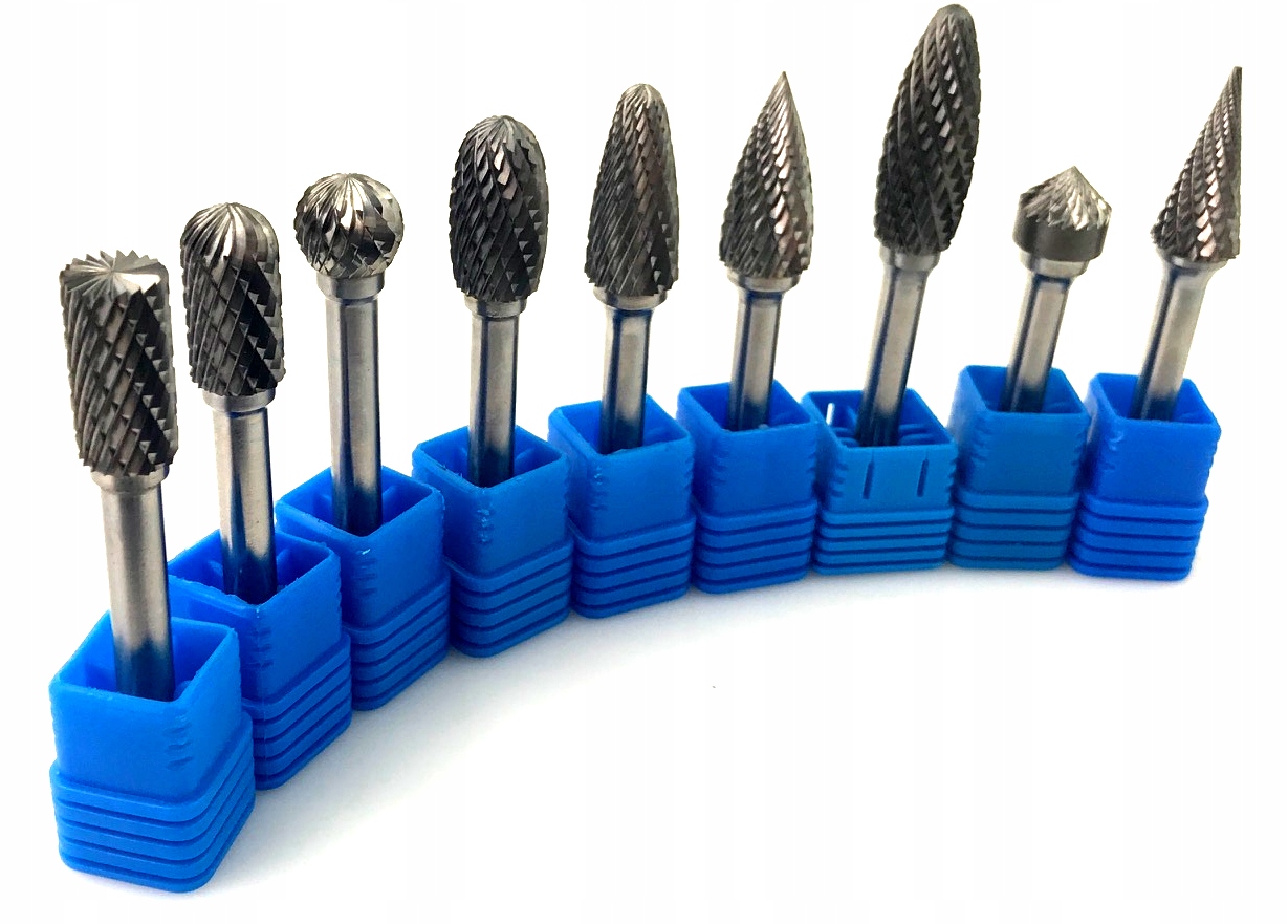 FREZ PILNIK DO METALU WĘGLIK WOLFRAMU obrotowy D0303 KUD 3x3 chwyt 3mm Średnica 3 mm