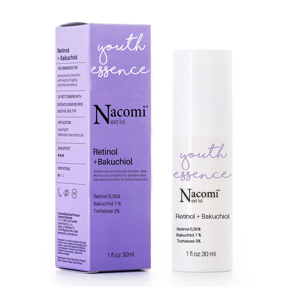 

Nacomi Retinol 0.35% Bakuchiol 1% Serum, 30ml