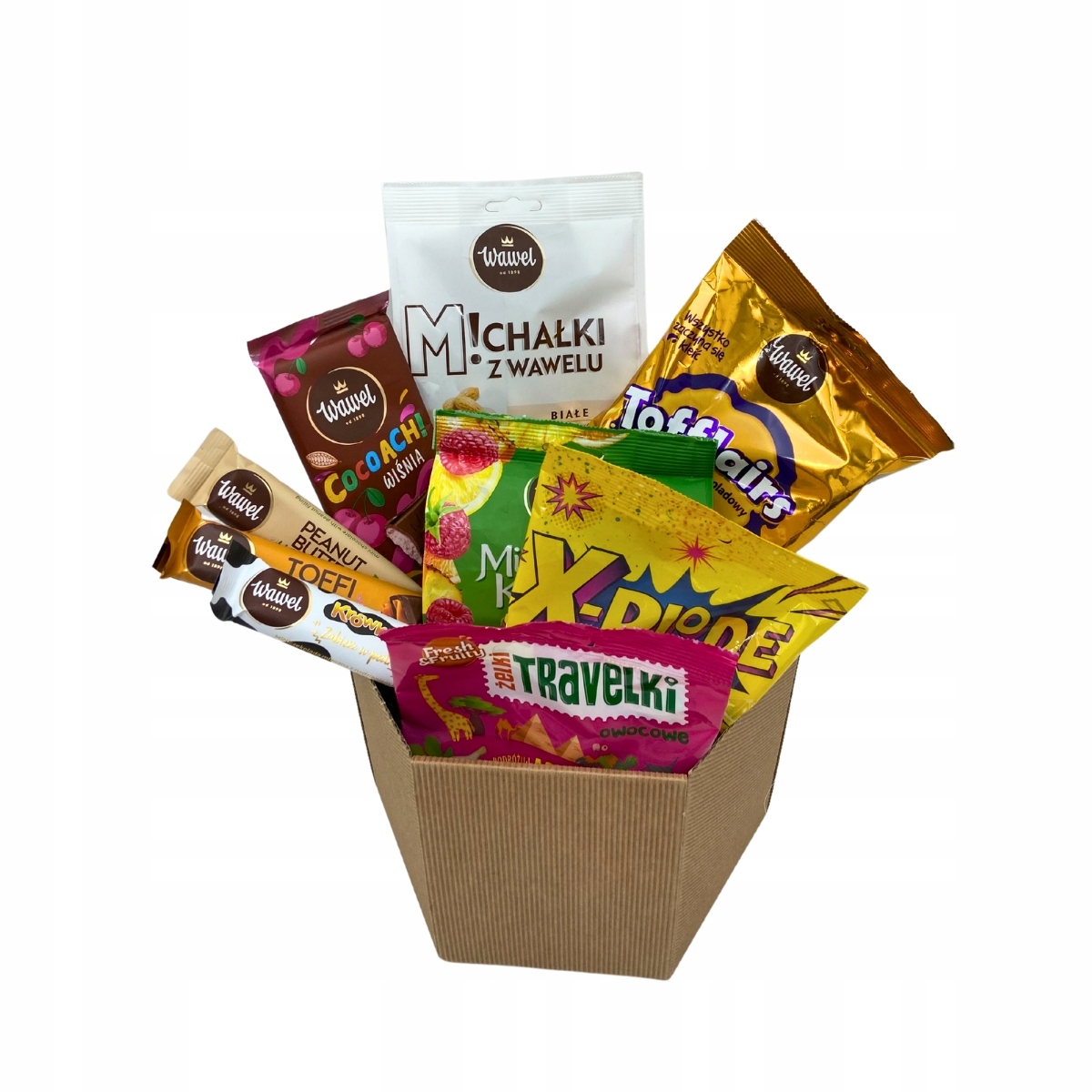 Duża Paczka Słodyczy Zestaw Słodyczy dla dzieci Wawel