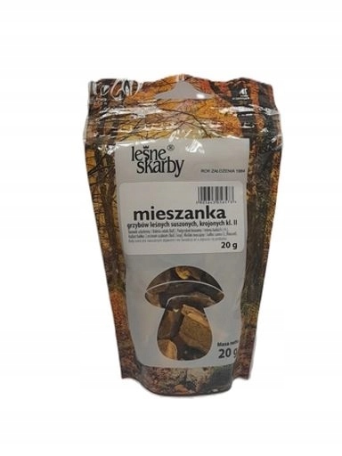 5x Směs sušených lesních hub II. třídy 20 g Leśne Skarby
