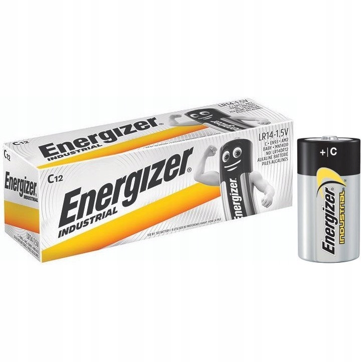 Baterie Energizer Industrial C LR14 1,5V (12 kusů)